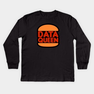 Data Queen Kids Long Sleeve T-Shirt